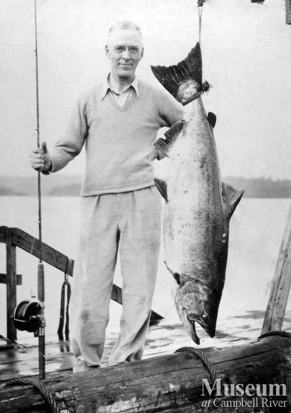 Dr. R.P. Kinsman with catch