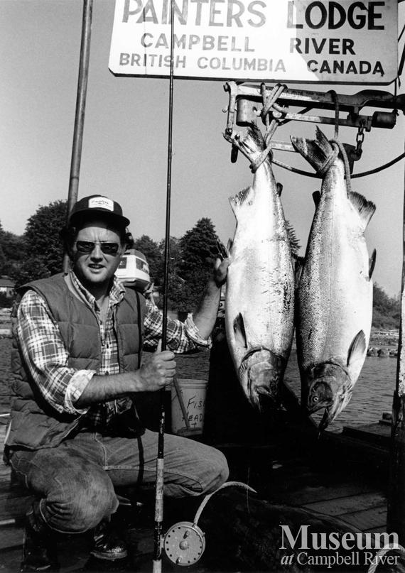 Unknown angler at Painter's Lodge