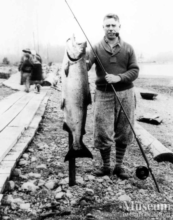 A.N. Wolverton with fish