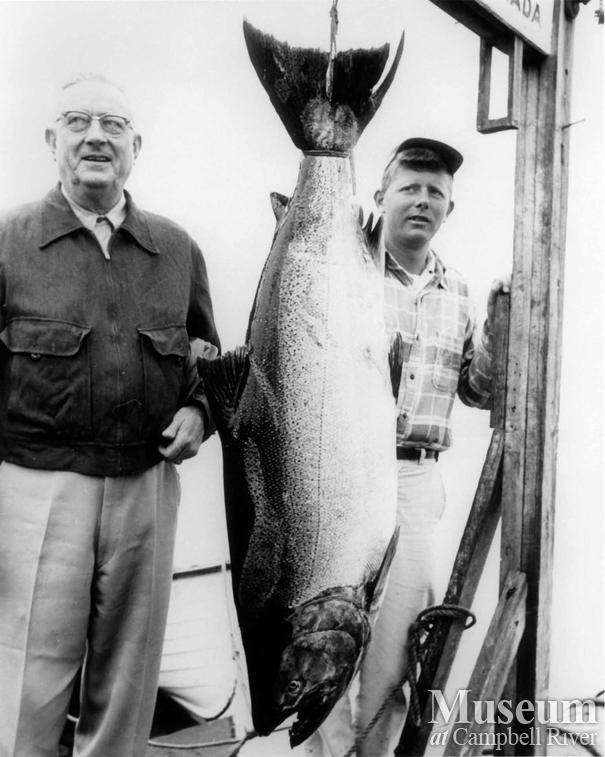 Vice Admiral Steir with his catch