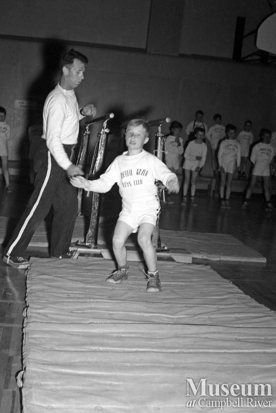 Campbell River Boy's Club gymnastic event