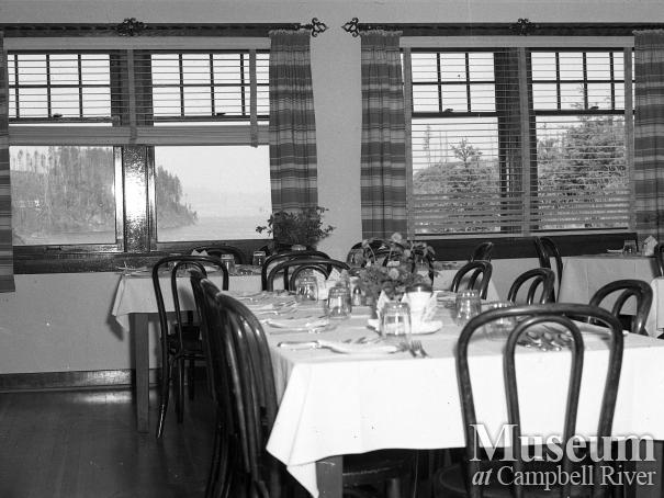 Interior view of the Dining Room, Forbes Landing Lodge