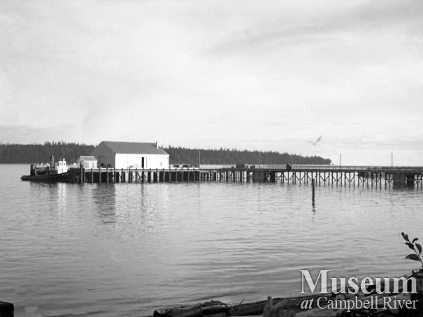 View of the new wharf, Campbell River