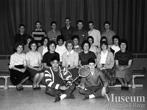 Campbell River High School badminton Team