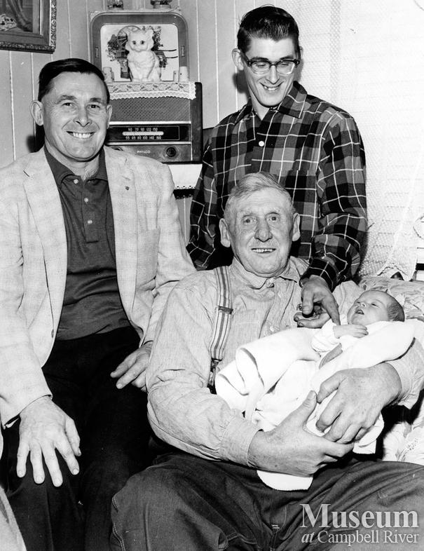 Four generations of the Perkins family of Campbell River 