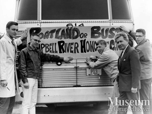 Campbell River Senior High School Honour Students ready for a field trip