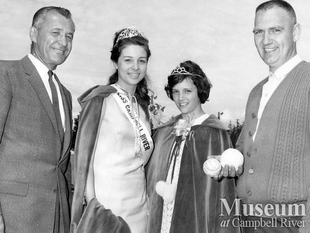 Opening festivities for baseball season, Campbell River	